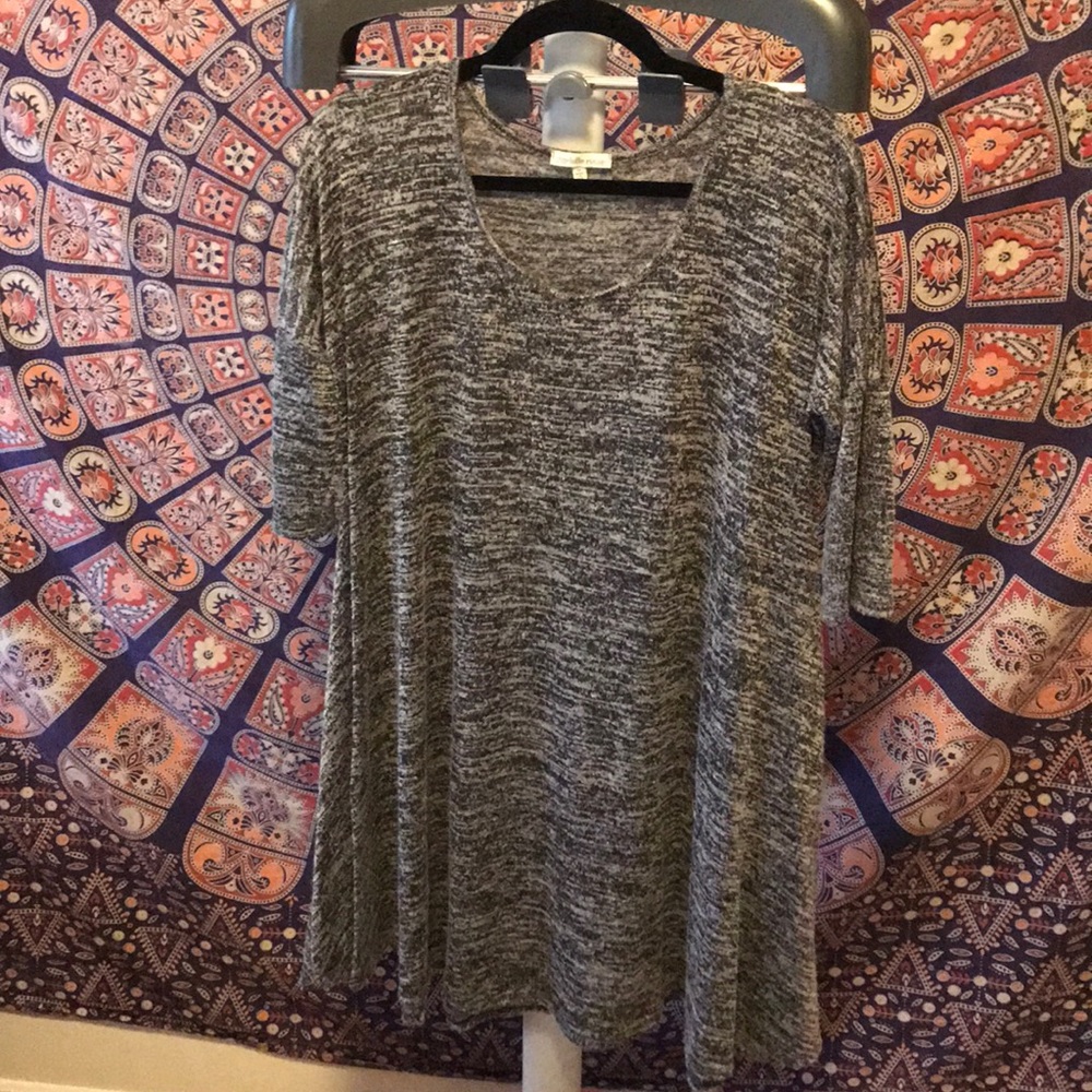 Grey T-shirt dress
